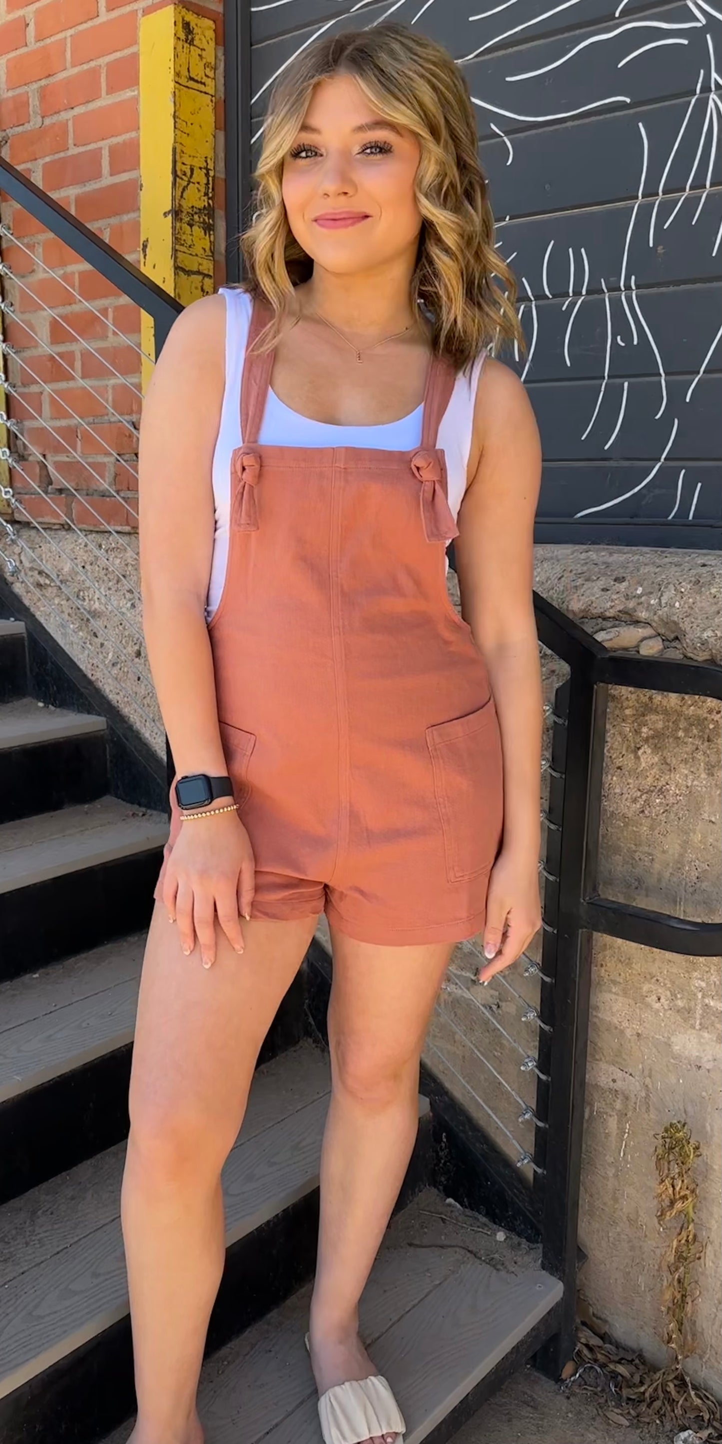 Dusty Rose Overalls
