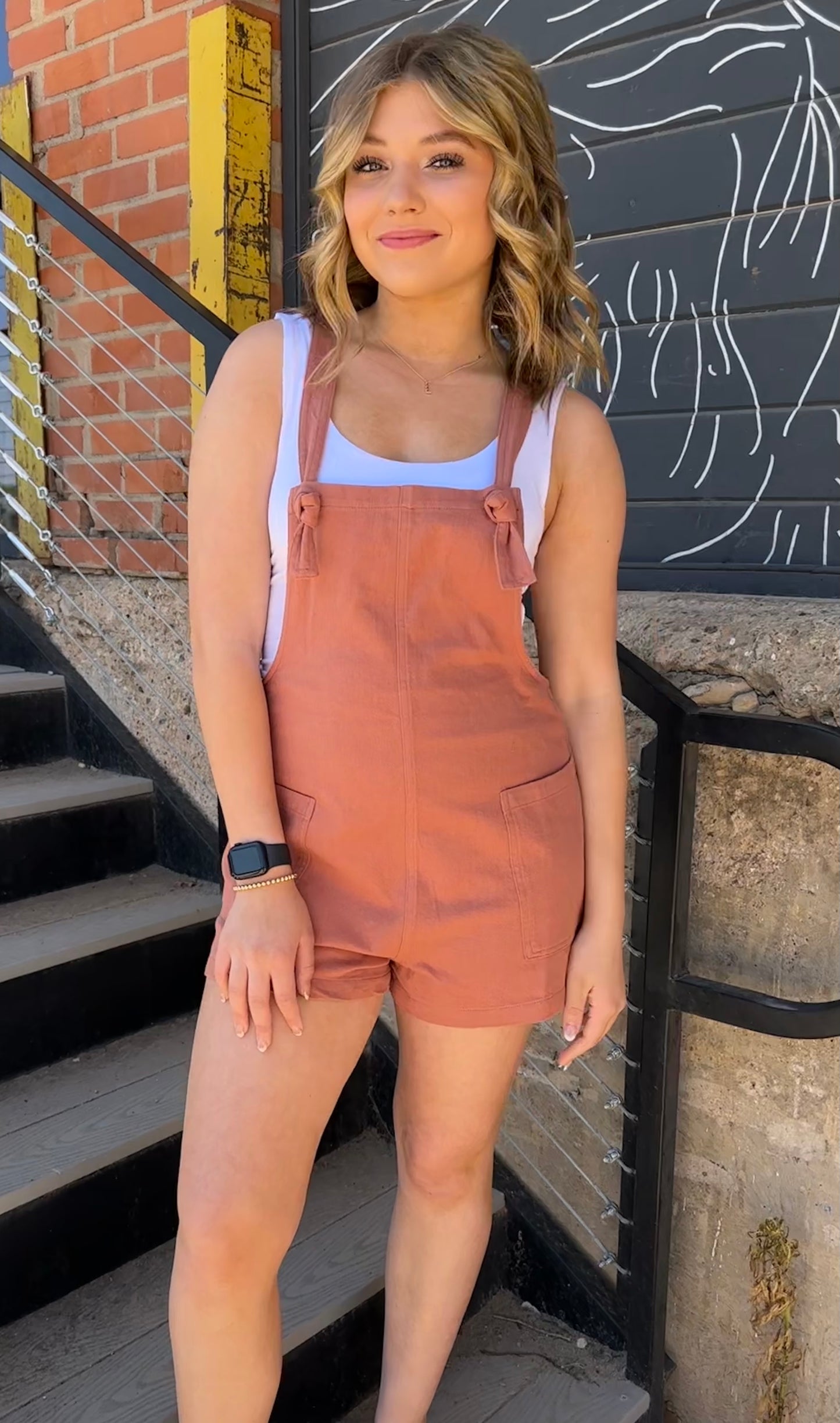 Dusty Rose Overalls