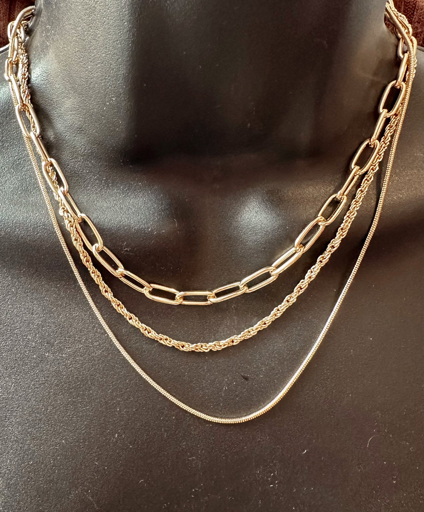 Three Chain Necklace