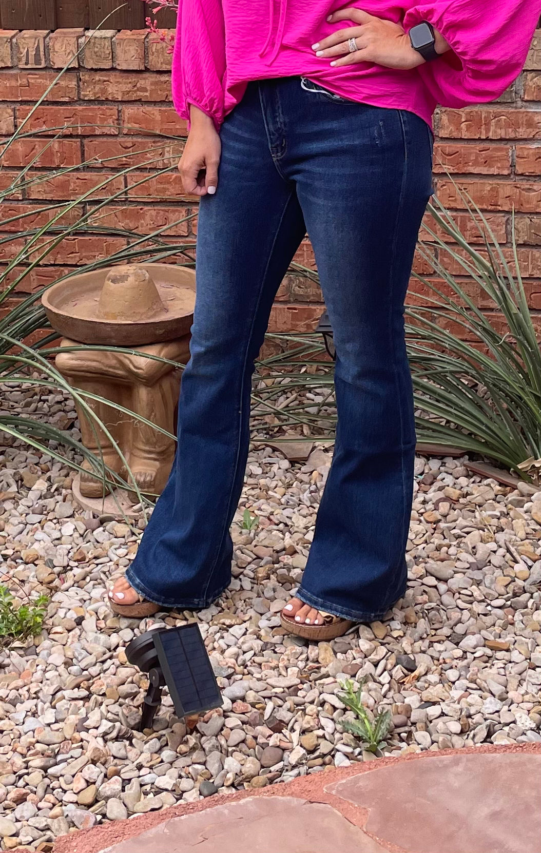 Mid-rise Flare Jeans